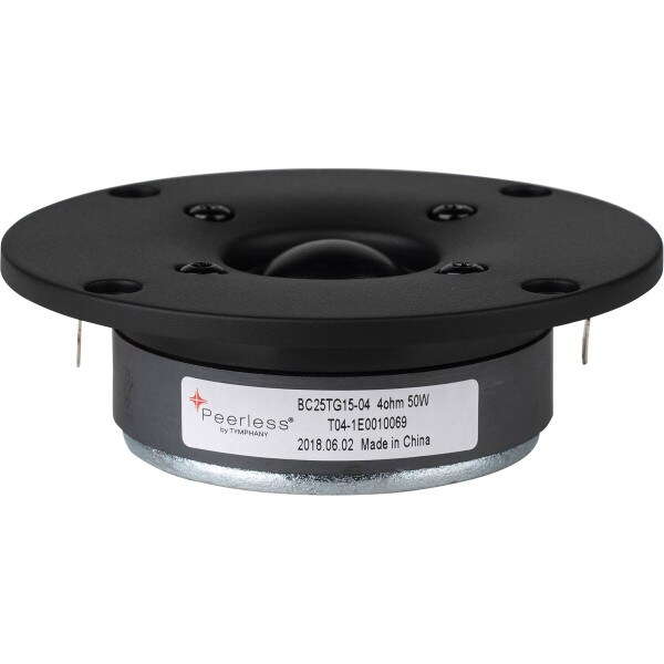 Main product image for Peerless BC25TG15-04 1" Silk Dome Tweeter 264-1040